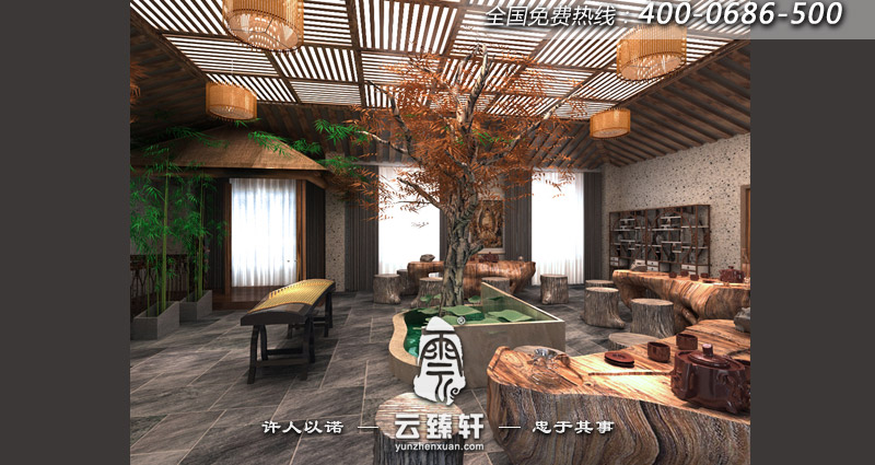 農(nóng)家茶樓裝修