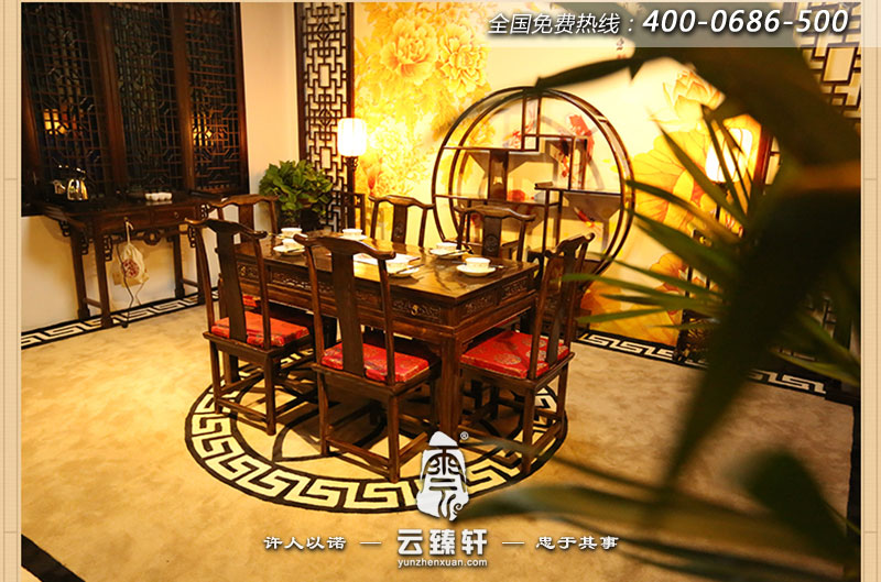 茶館裝飾壁畫(huà)效果圖